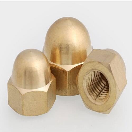 Copper cap nut household decorative female GB923 m3m4m5m6m8-m20