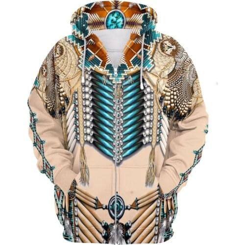 Native Indian 3D Hoodies/sweatshirts Tee Men Women New Fashion Hooded winter Autumn Long Sleeve streetwear Pullover Style