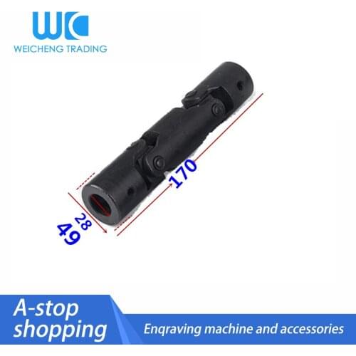 28*49*170 Cross universal joint coupling Three-section universal joint Precision double joint universal joint