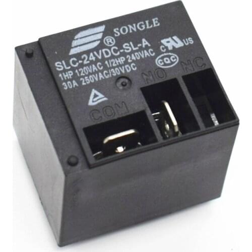 Power Relays SLC-24VDC-SL-A 24V 30A T91 HF2100 4PIN A group of normally open Wholesale Price