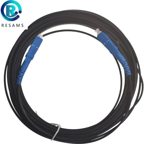 Resams FTTH Low Loss And High Quality Affordable Armored 1core 2core 4core Anatel Fiber Optical Drop Cable Patch Cord