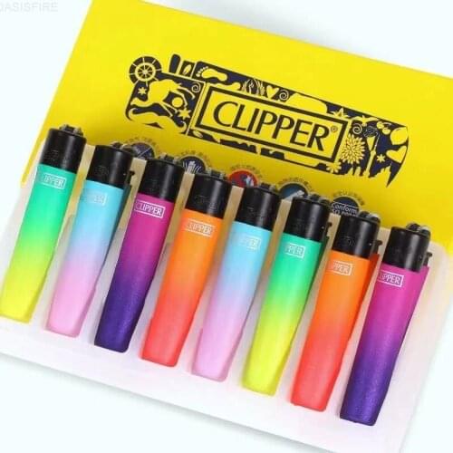 Grinding Wheel Original Clipper Gasoline Nylon Torch Free Fire Pocket Refillable Gas Lighter Use For Collection And Gift