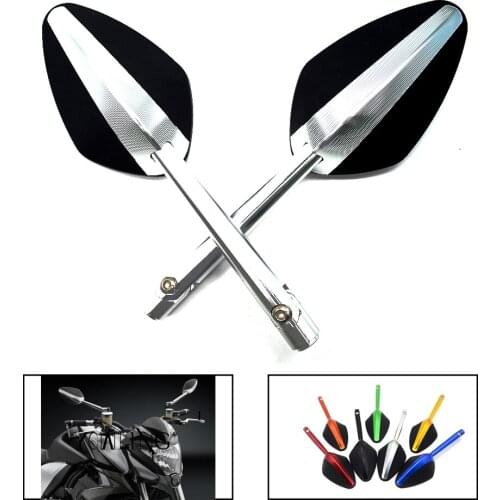 Universal 7/8" Motorcycle Motorcycle Handlebar Aluminum Rear View Side Mirrors FOR Suzuki katana Bandit Hayabusa SV650 GSR750