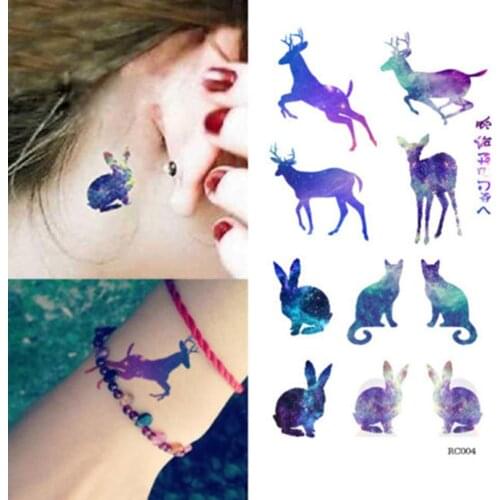 1 PC Fashion Women Girl Temporary Tattoo Sticker Black Roses Design Arm Body Art Big Large Fake Tattoo Sticker New