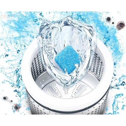 12pcs Washing Machine Descaler Cleaner Deep Cleaning Remover Tablets Washing Machine Home Cleaning tool