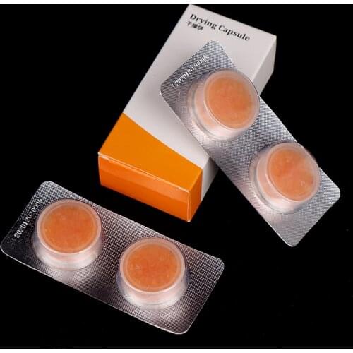 2Boxes/4 Cards)Hearing Aids Drying Capsule Desiccant Dehumidifier Drying Pallet For BTE IEC CIC Cochlear Implants IEM Earphones