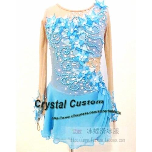 2016 Figure Skating Dress Fashion New Brand Vogue Figure Skating Competition Dress For Women DR3078