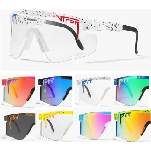 2021 luxury BRAND Mirrored Green Lens Pit Viper Sunglasses WOMEN FOR Men Sport Goggle TR90 Frame UV400 Protection With Case