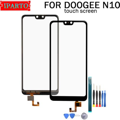 5.84 inch DOOGEE N10 Touch Screen Glass 100% Guarantee Original Digitizer Glass Panel Touch Replacement For DOOGEE N10