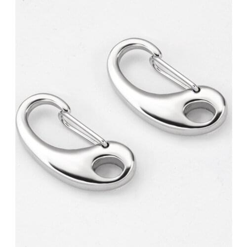 5Pcs/lot Stainless Steel Lobster Buckle Climbing Hook Rope Key Buckles For Diy Jewelry Making Accessories Material Wholesale