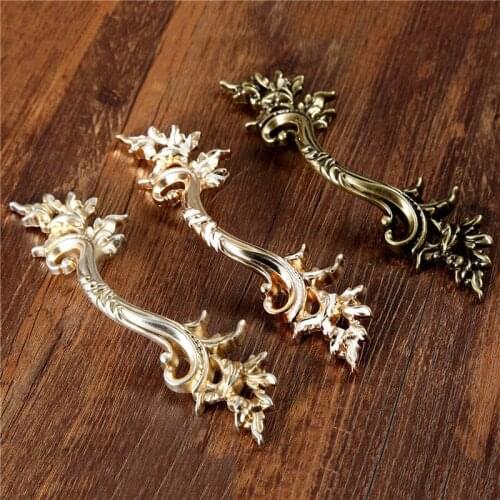 6 pcs Drawer Knob Zinc Alloy Cupboard Door Handles Cabinet Pulls Hardware Bathroom Dresser Handle Pulls Furniture Drawer Handle