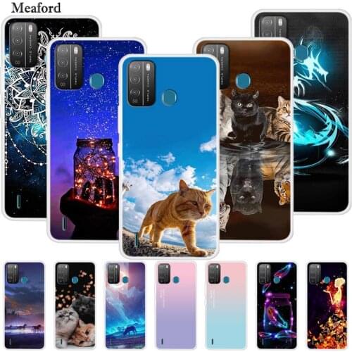 For ITEL Vision 1 Case Luxury Silicone TPU Soft Cover Phone Case for ITEL Vision1 Shockproof Cartoon TPU Bumper Funda Coque Capa