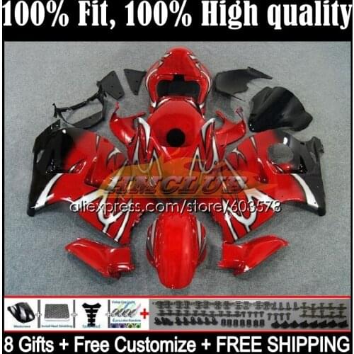 Injection For SUZUKI GSXR1300 Hayabusa 1996 1997 1998 1999 2000 2001 20CL.51 GSXR-1300 CC 02 03 04 05 06 07 Fairing flower red