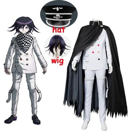 Anime Danganronpa V3 Cosplay Costume Momota Japanese Game School Uniform Suit Outfit