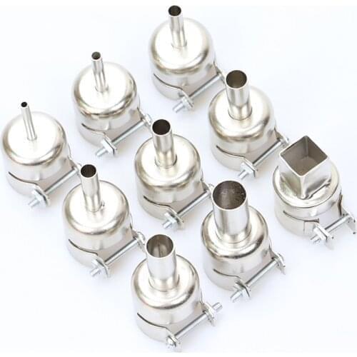 LY 10pcs 22mm Hot Air Gun Nozzle Universal Gun Nozzle for 850 Soldering Station heat gun Hair dryer Nozzle Tool kits