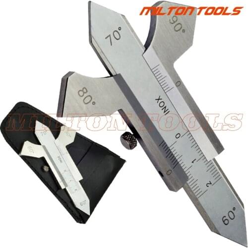 Welding Gauge Weld Inspection Gage Weld Seam Bead/Fillet/Crown Test Ulnar Ruler 60 70 80 90 Degree Angle Measure