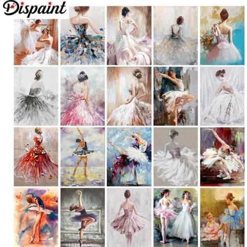 Dispaint Diamond painting "Character dancer" Full Square/Round Drill Wall Decor Inlaid Resin Embroidery Craft Cross stitch