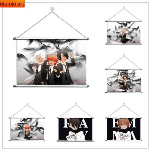 Anime Promised Neverland Emma Norman Ray Diamond Inlaid Diamond Painting Diamond Embroidery Cross Stitch Kits Home Decor