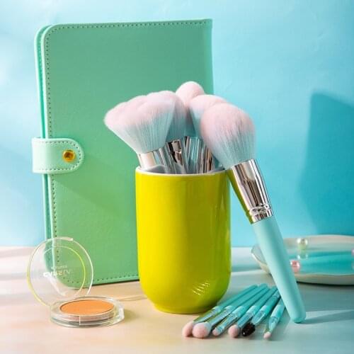 NEWVEW Pro Makeup Brushes Set 11 pcs/lot Eye Shadow Blending Eyebrow Eyelash Eyeliner Brushes pincel Maquiagem For Makeup