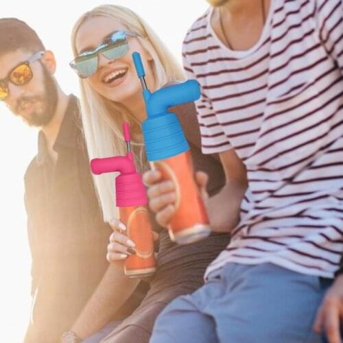 NHBR 2Pcs Beer Snorkel Drink Dispenser Bong Funnel Fits Cans Bottles Beer Funnel Drink Snorkel Party Bong