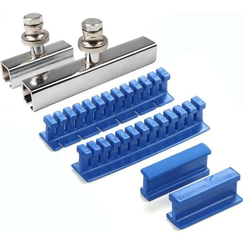 New 6Pcs Car Paintless Dent Repair Puller Tabs Removal Holder Kit Large Area Car Dent Removal Tool Pdr Tools Suction Dent Fixer