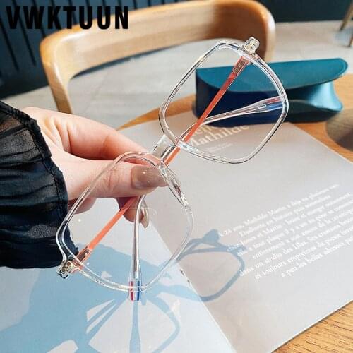 VWKTUUN Anti Blue Light Ray Glasses Women Square Glasses Frames Womens Optical Glasses Prescription Colorful Eye Glasses Frames