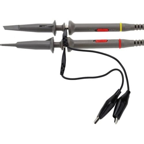P6060 60MHZ X10 X1 Probe Oscilloscope Probe Kit Oscilloprobe Oscilloscope Sonde Digital Oscilloscope Test Clip For Tektronix HP