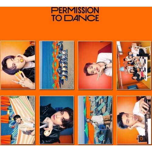 KPOP Bangtan Boys Permission To Dance Peripheral Poster Pictorial Photo Album BUTTER