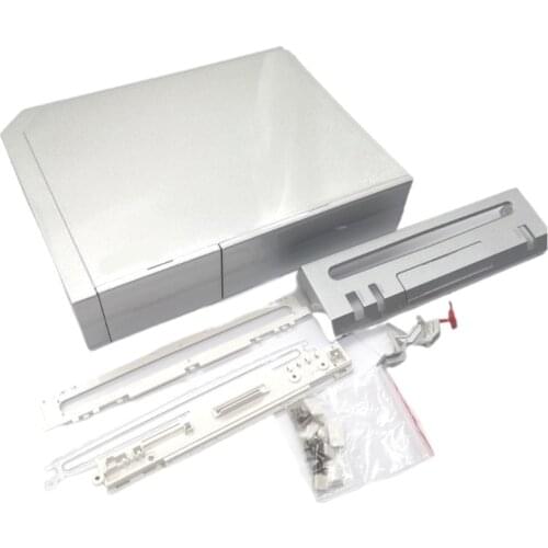 Transparent Color Replacement Full Housing Protective Shell Storage Case For Wii Console