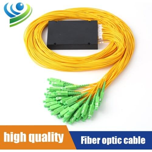 SC APC PLC Fiber Splitter Single Mode 1x32 ABS Box Type Optical Fiber Splitter length 1.5M