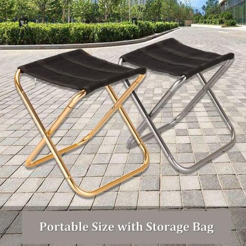 Ultra Light Portable Foldable Fishing Chair Outdoor Folding Backpack Camping Oxford Cloth Picnic Fishing Chair with Bag