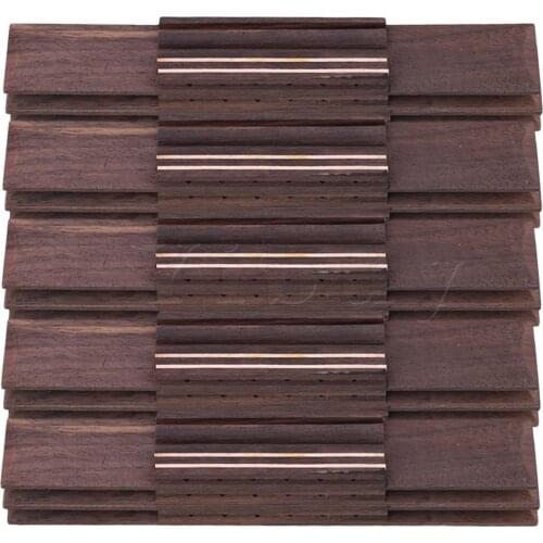 Yibuy Rosewood Guitar Bridge for Acoustic Classical Guitar Set of 20