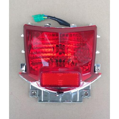 Motorcycle Tail Lamp Rear Assembly Contains Bulb Socket Cable Plug for Kymco Like180 Ck175t