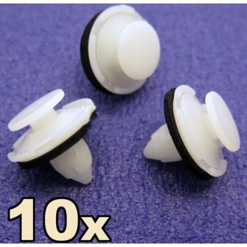 10x Boot Lid / Tailgate Trim Clips- For Honda Civic (8th Gen) & CRV (3rd Gen)