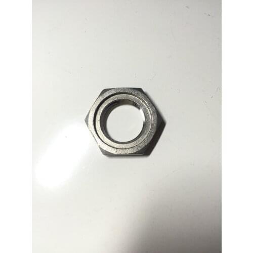 1PCS 1/2" NPT Lock Nut Cast 304 Stainless Steel With O-Ring Groove BREWING