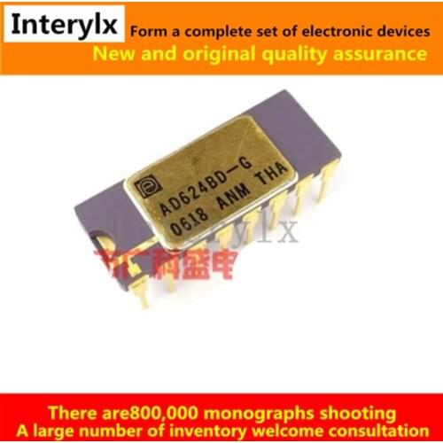 1Pcs AD624AD AD624BD AD624CD AD624SD AD624ADZ/BDZ/CDZ/SDZ CDIP16 Precision Instrument Amplifier Chip