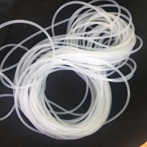 10m/lot soft silicone ink tube pipe ink pump / cap top / syringe for roland mutoh mimaki eco solvent printer 4*2mm 5*3mm 6*4mm