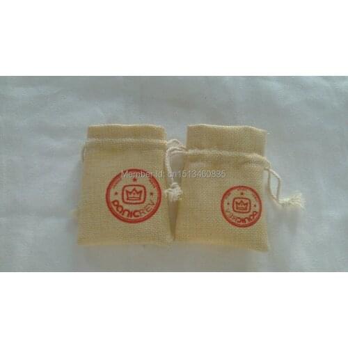 100pcs/lot CBRL jute/linen/flax drawstring bag&pouch for toiletry/mobile phone,Various colors,size customized,wholesale