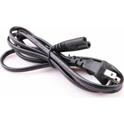 2 Prong AC Plug Power Supply Adapter Battery Wall Charger Cable for Sony PS4 PS2 PS3 Slim XB DC PC Laptop Notebook
