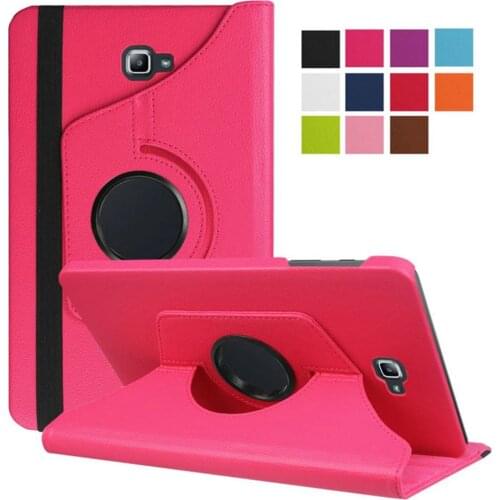 360 Degree Rotating Stand Leather Protective Cover Case For Samsung Galaxy Tab A 10.1 SM-T580 SM-T585