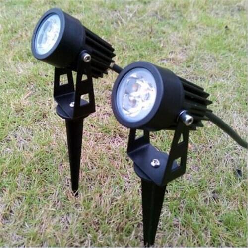 3x3W LED Lawn Light Lamp DC12V/AC85-265V Outdoor Waterproof IP68 Warm White Cold White Garden Lawn Spot Ground Light