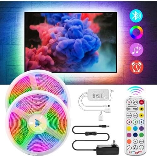 5050 Waterproof Led Strip SMD Flexible Lights Strip 5m 10m Led Lights Dc 12v With Phone Bluetooth APP For Christmas decoration