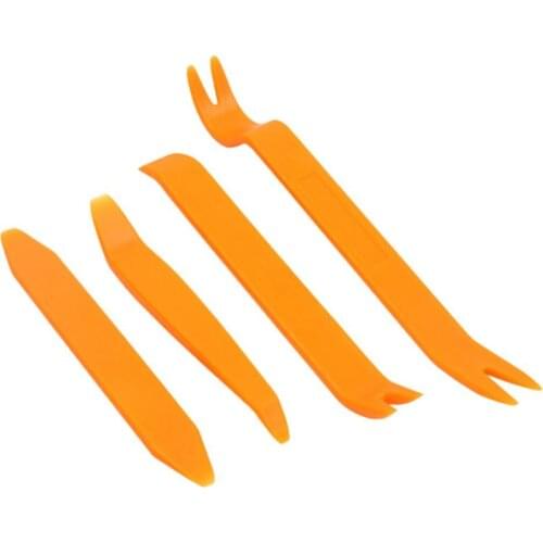60% Dropshipping!!4Pcs Portable Car Auto Door Panel Trim Dash Radio Audio Pry Removal Tool Kit