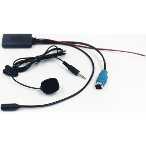 Biurlink Car Universal Media Input Female RCA Interface RCA Bluetooth 5.0 AUX Cable Adapter for Pioneer Alpine Sony Radio