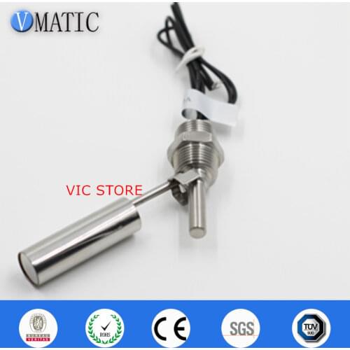 Free Shipping Stainless Steel Sensor VCL12 90 Degrees Side Mounted Float Valve Level Switch