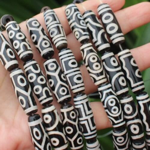 3pcs, 28-30mm Many Pattern Black Dzi agates beads, Can Pick Different Beads for sell , For DIY Jewelry making