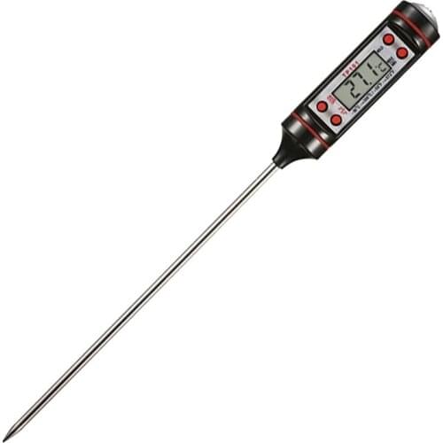 Digital kitchen thermometer for barbecue and food, household appliance for measuring temperature for cooking, meat, cake, snot