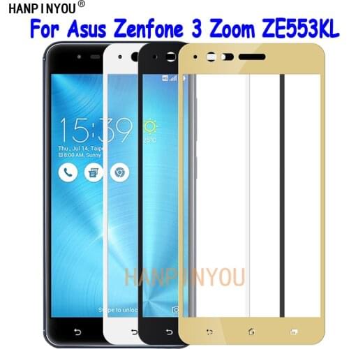 For Asus Zenfone 3 Zoom ZE553KL 5.5" Full Cover Tempered Glass Screen Protector Ultra Thin Explosion-proof Protective Film