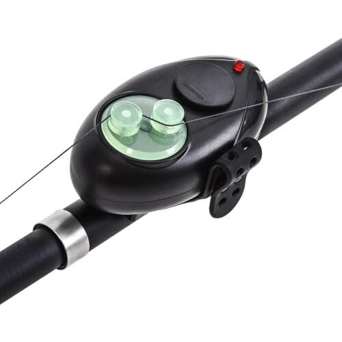 Electronic Double Induction Sound Light Fish Bite Alarm Tool Luminous Noctilucence LED Light Bell Clip Fishing Rod Alarm Device
