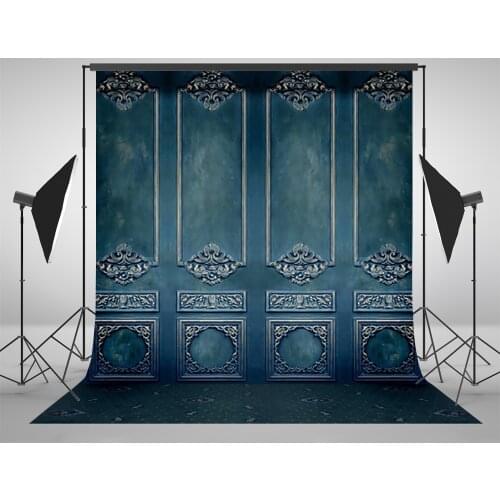 Mehofoto Photography Backdrops Blue Wall Background Photo Background Digital Print Backdrops for Photo Studio Vinyl Polyester